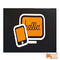 Doormat with Brand Logo Moquette Mosaic