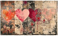 Πατάκι Εισόδου LOVE BAG MAT- FADED HEARTS 45X75