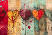 Πατάκι Εισόδου LOVE BAG MAT- MULTI HEARTS 45X75