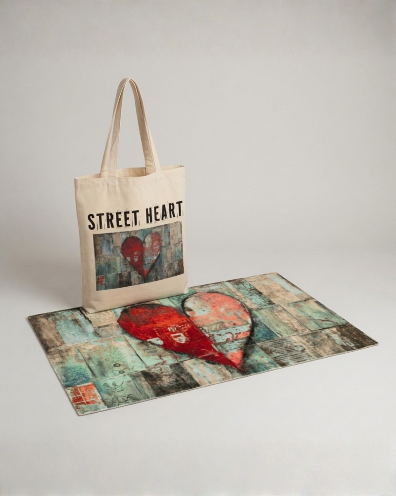 Πατάκι Εισόδου LOVE BAG MAT- LONELY HEART 45X75